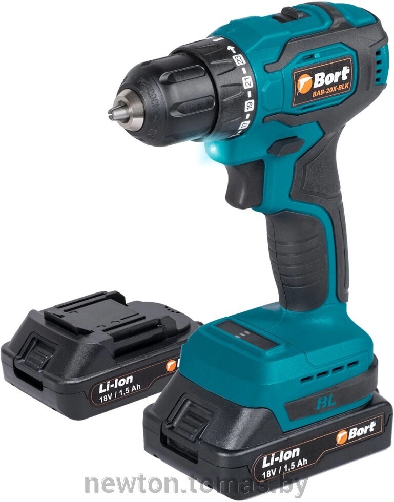 

Дрель-шуруповерт Bort BAB-20X-BLK 2x1,5Ah (93412611)