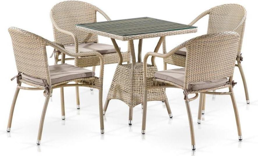 

Набор садовой мебели Afina garden T706/Y480C-W85 4+1 Latte, T706/Y480C-W85 4+1