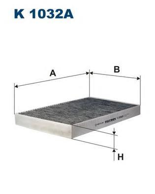 

Салонный фильтр Filtron K1032A (угольный), K1032A (угольный)