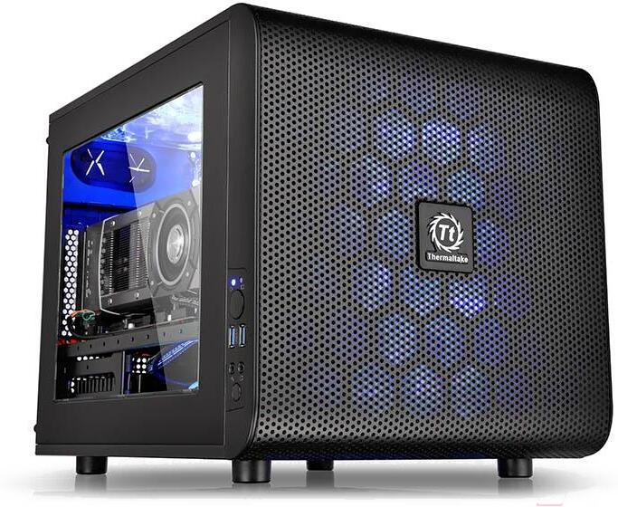 

Корпус Thermaltake Core V21 без БП mATX черный [CA-1D5-00S-1WN], Корпус для компьютера Thermaltake Core V21 без БП mATX CA-1D5-00S-1WN Black