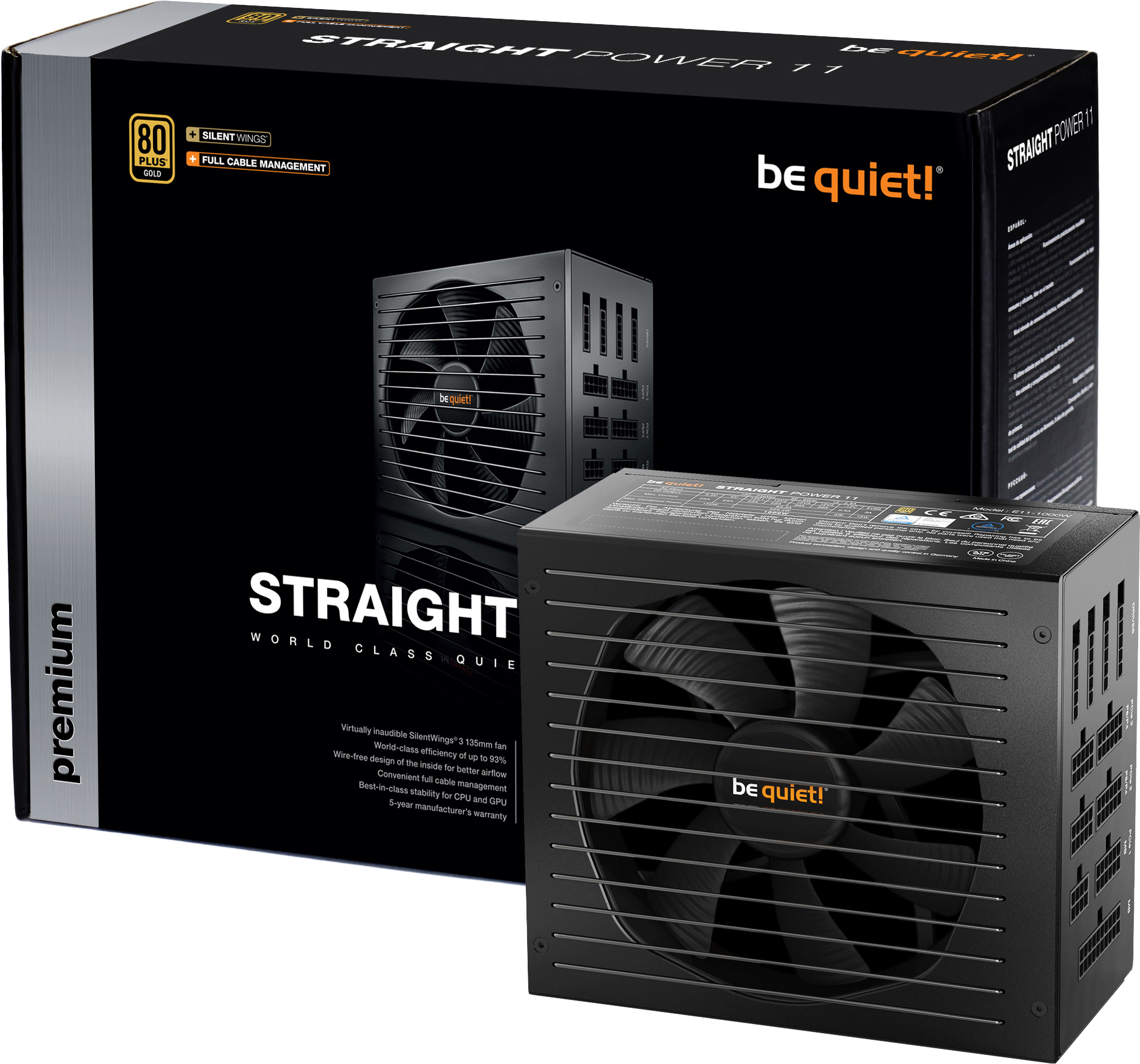 

Блок питания be quiet! Straight Power 11 1000W [BN285], Блок питания для компьютеров be quiet! Straight Power 11 1000W BN285