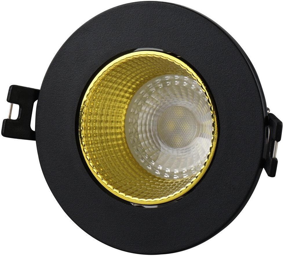 

Встраиваемый точечный светильник Denkirs DK3061-BK+YE