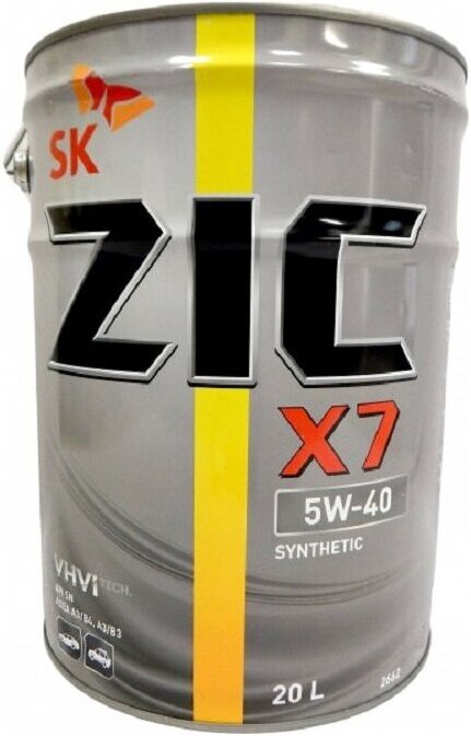 

Моторное масло ZIC X7 5W-40 20л (192662)