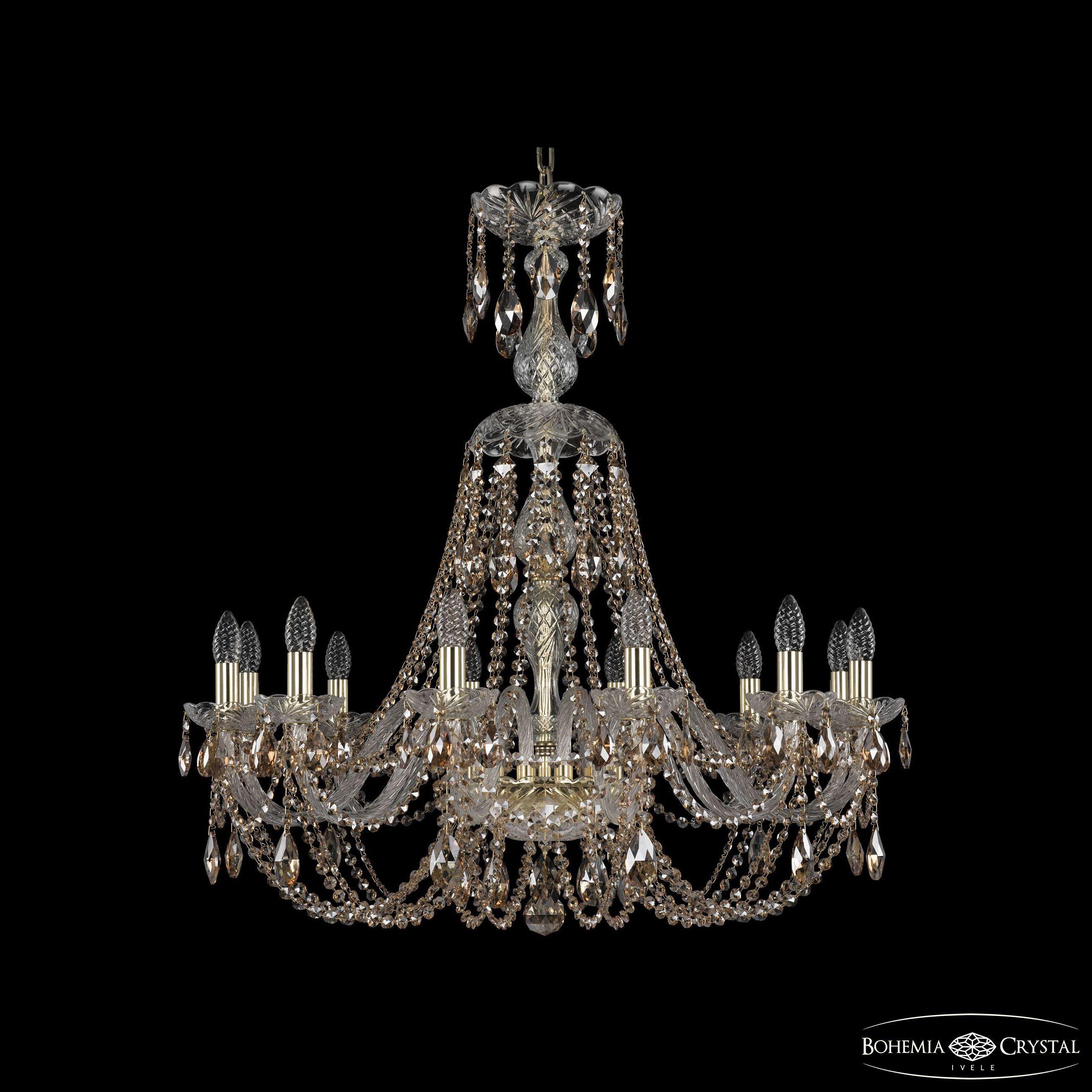 

Подвесная люстра Bohemia Ivele Crystal 1406/12/300/XL-89 G R721