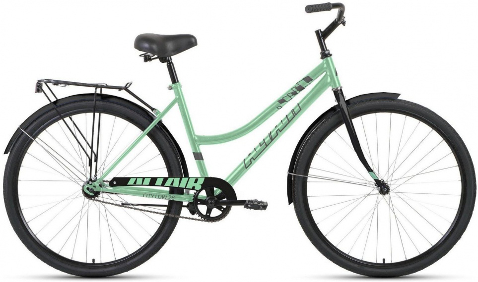 

Велосипед Altair City 28 low 2020-2021 зеленый/черный (RBK22AL28023)