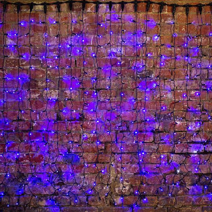 

Новогодняя гирлянда Neon-night Дождь 2x1.5m 360 LED Blue [235-123], Дождь 2x1.5m 360 LED