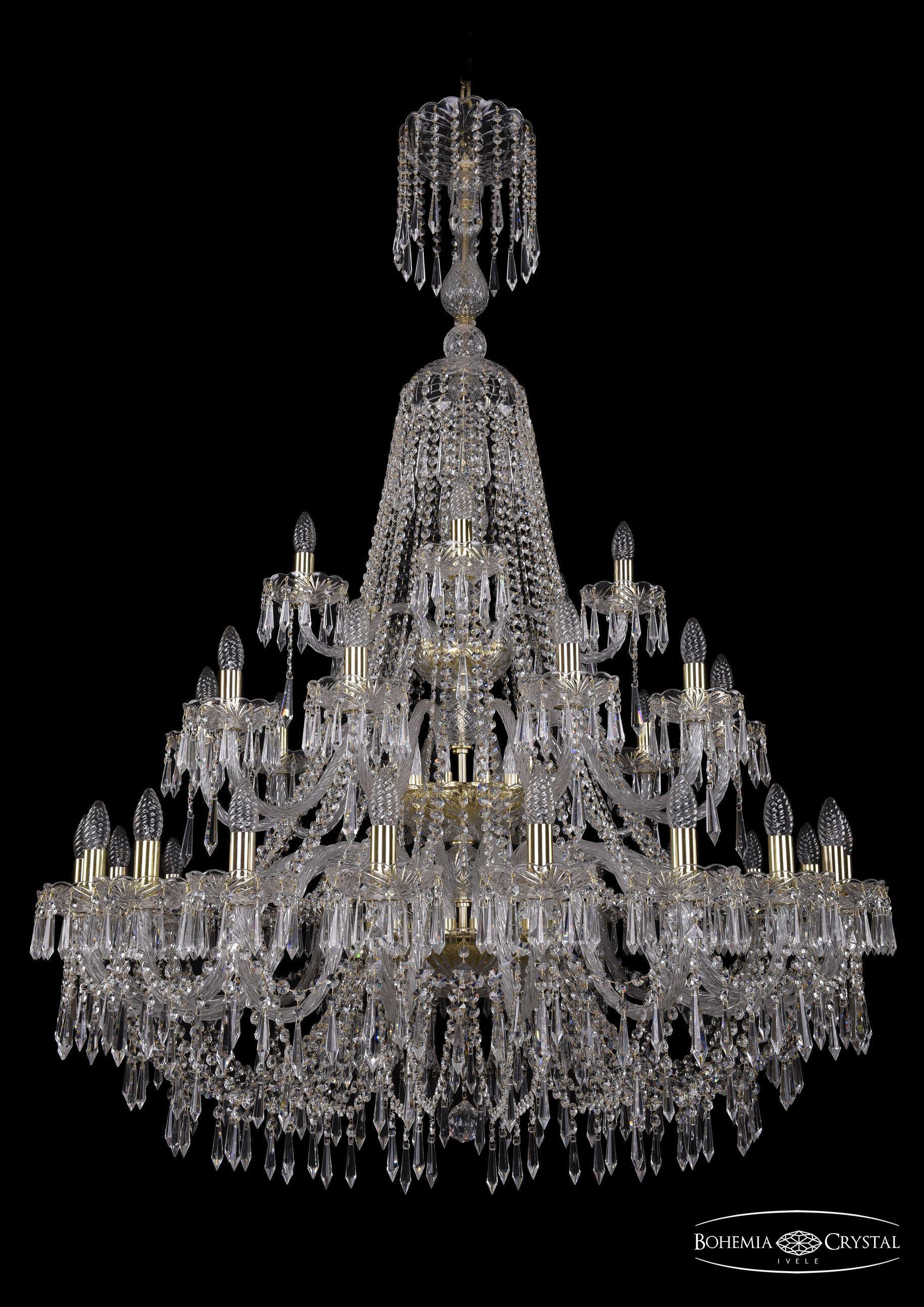

Подвесная люстра Bohemia Ivele Crystal 1403/20+10+5/400/XL-160/3d/G