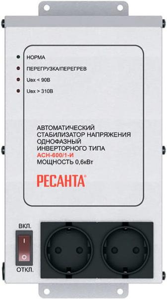 

Сетевой фильтр Ресанта АСН-600/1-И серый [63/6/36], АСН-600/1-И
