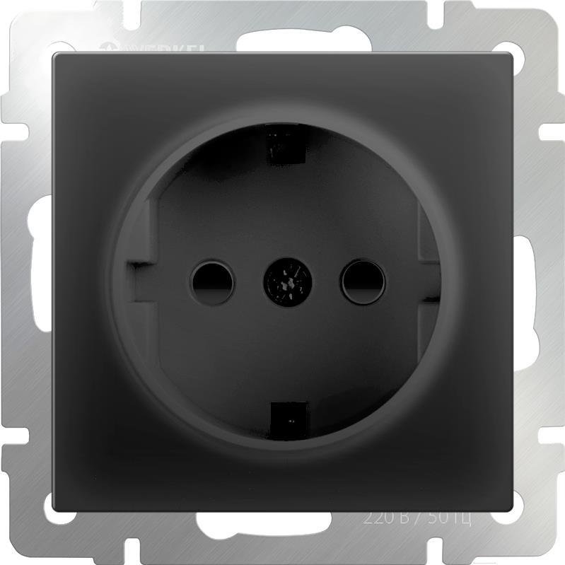 

Розетка Werkel WL08-SKGS-01-IP44 черный матовый [a029863], WL08-SKGS-01-IP44