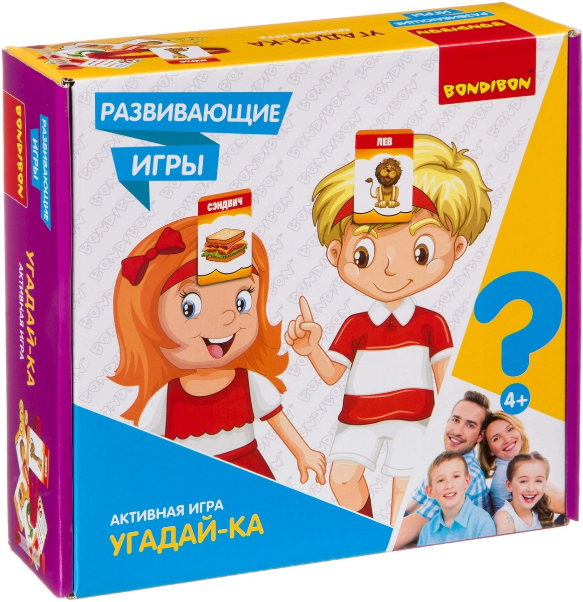 

Игрушка Bondibon Угадай-ка, Развивающая игрушка Bondibon Угадай-ка ВВ4177
