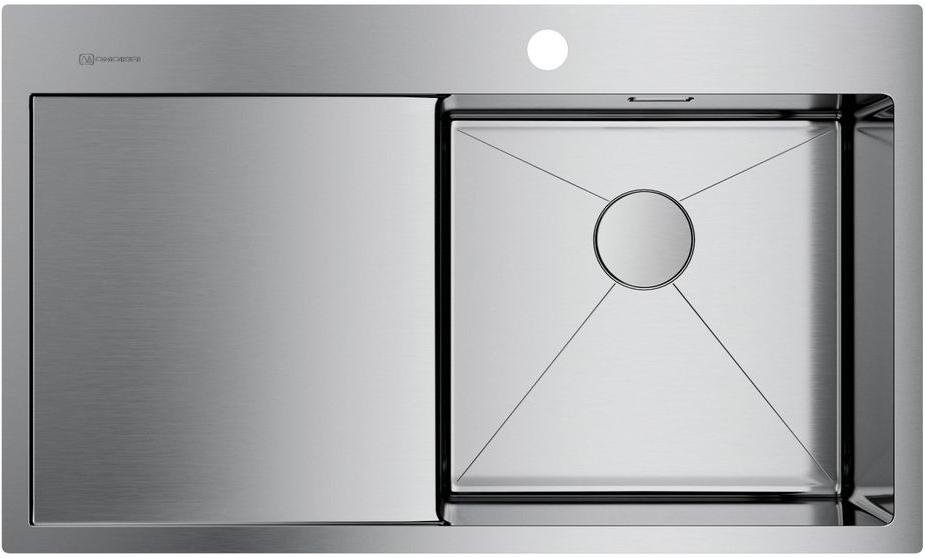 

Кухонная мойка Omoikiri Akisame 86-IN-R нержавеющая сталь [4993763], Akisame 86-IN-R