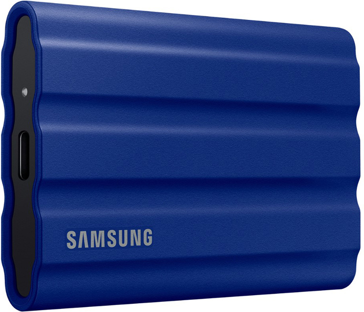 

Внешний SSD Samsung T7 Shield 1TB синий (MU-PE1T0R/WW)
