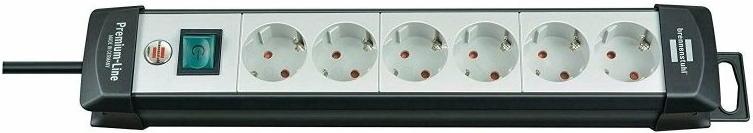 

Удлинитель Brennenstuhl Premium-Line 6 Sockets 5m Black-Light Grey [1951560101], Удлинитель Brennenstuhl Premium-Line 6 Sockets 5m 1951560101 Black-Light Grey