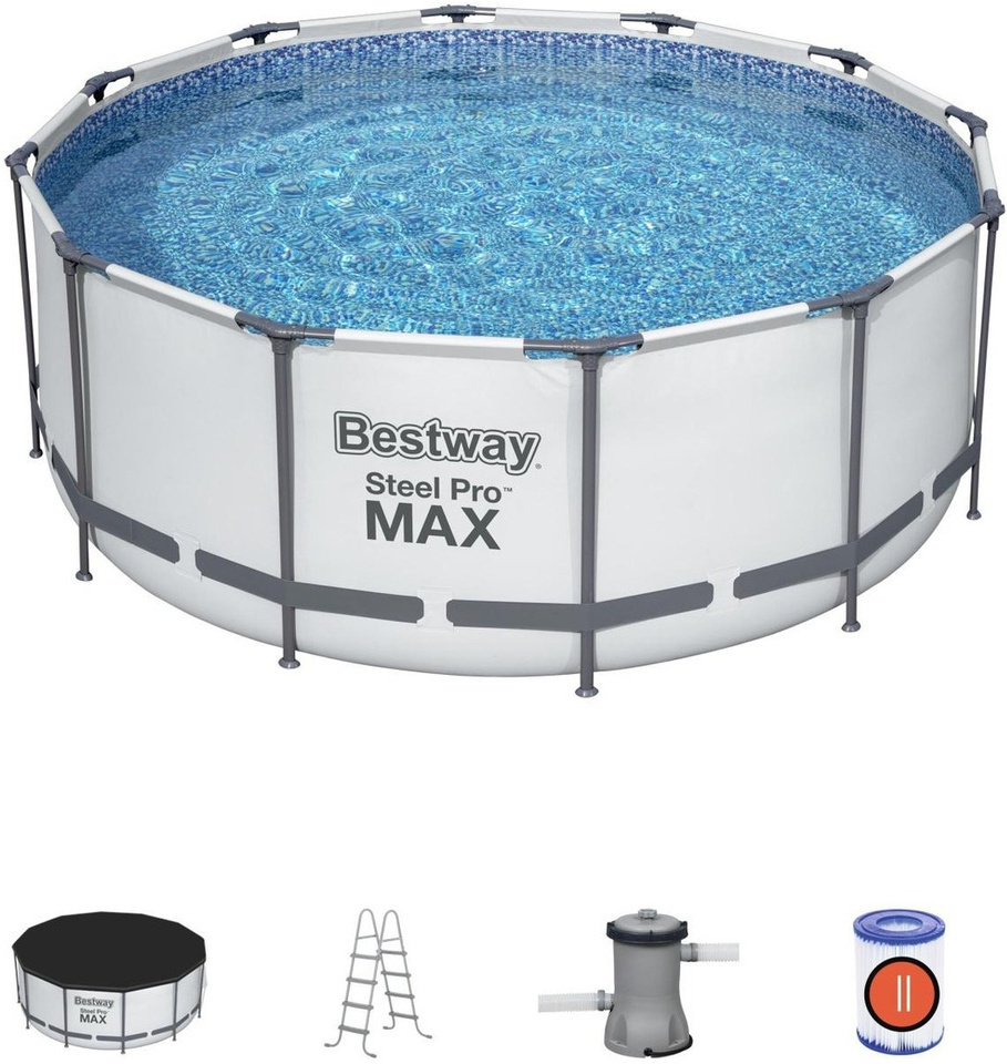

Каркасный бассейн Bestway Steel Pro Max 56420 (366х122)