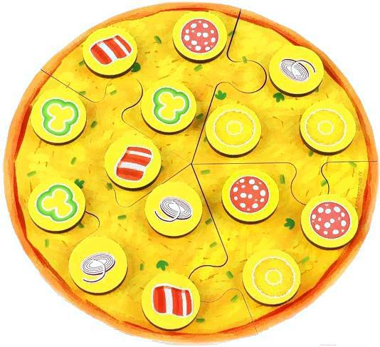 

Пазл Мастер игрушек Пицца мясная [IG0297], Пицца мясная