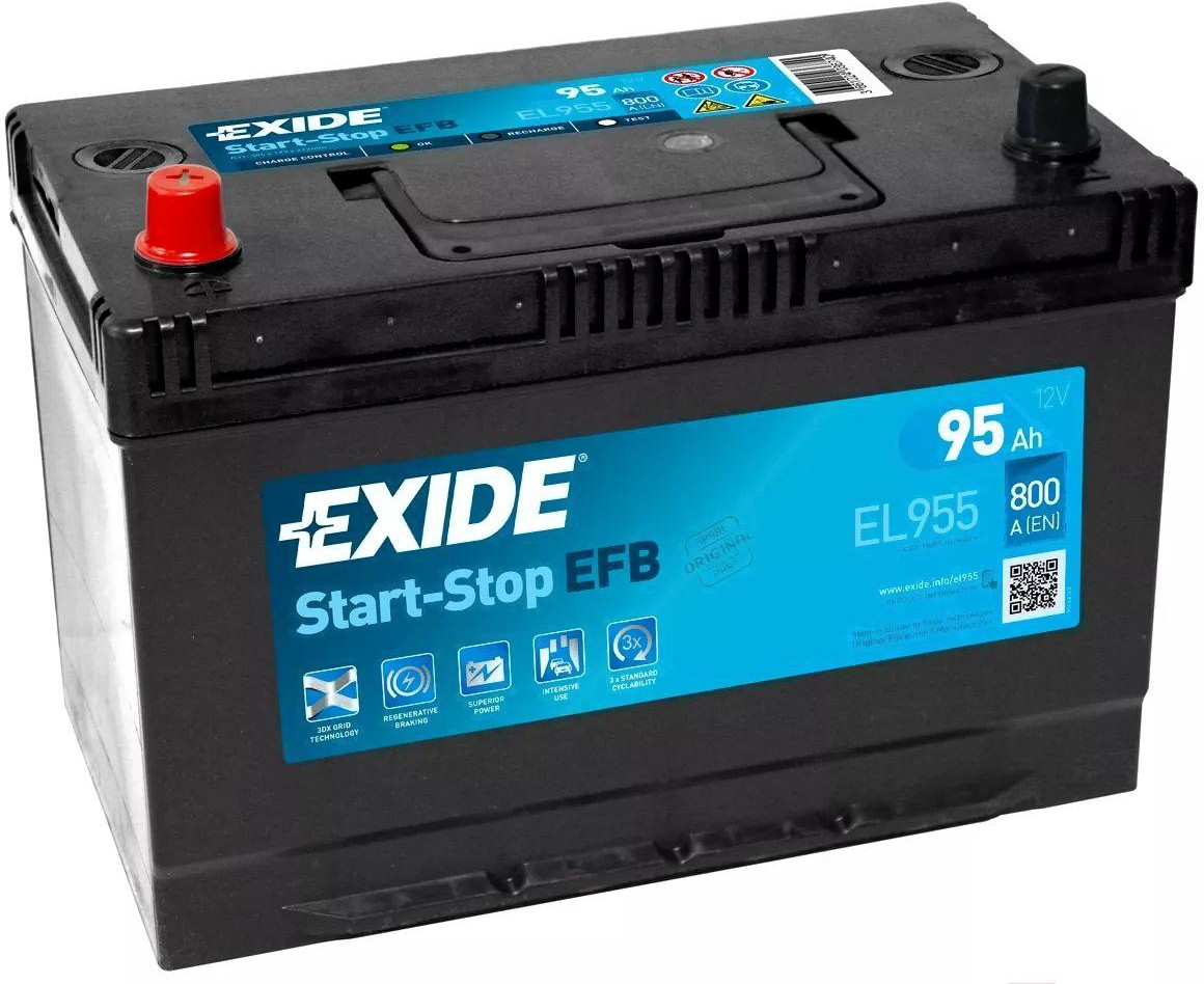 

Автомобильный аккумулятор Exide Start-Stop EFB EL955 95 А/ч