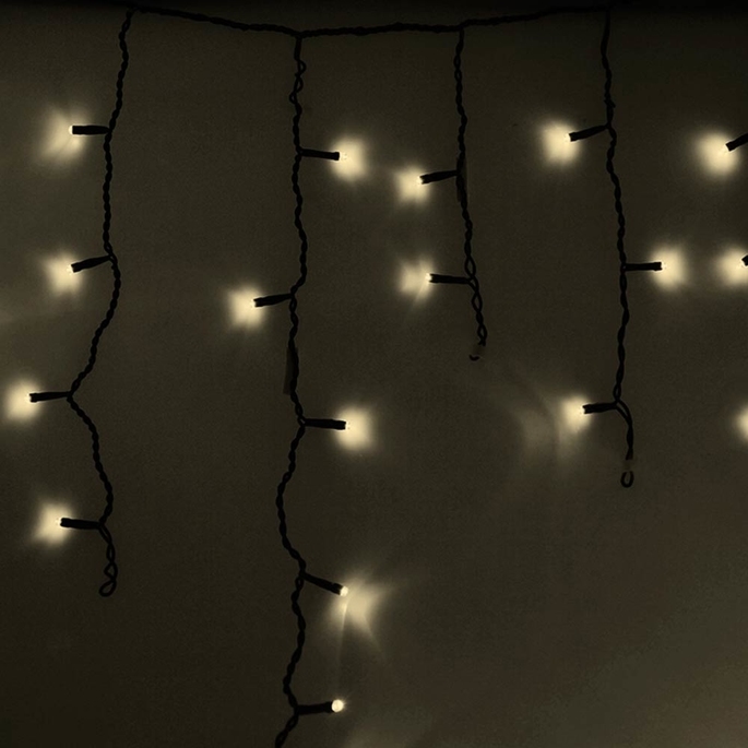 

Новогодняя гирлянда Neon-night Айсикл 2.4x0.6m 88 LED Warm-White [255-056], Светодиодная бахрома Neon-night Айсикл 2.4x0.6m 88 LED 255-056 Warm-White