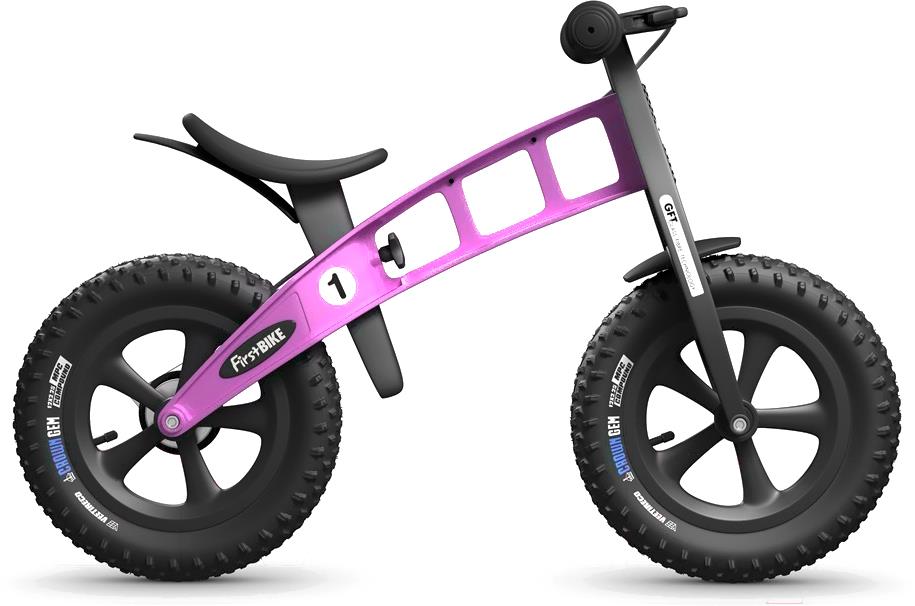 

Беговел FirstBIKE Fat с тормозом розовый, Fat с тормозом