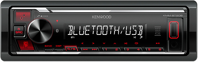 

Автомагнитола Kenwood KMM-BT208