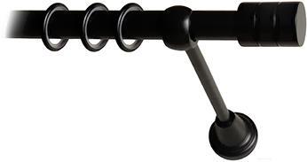 

Карниз Lm Decor Цилиндр 088 1р гладкий 25мм 1.6м черный матовый