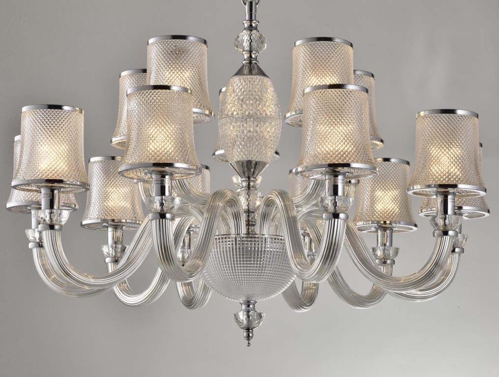 

Подвесная люстра NEWPORT D85*H55/155 cm E14 15*60W Chrome Shade crystal [11510+5/C], Подвесная люстра NEWPORT D85*H55/155 cm E14 15*60W 11510+5/C Chrome Shade crystal