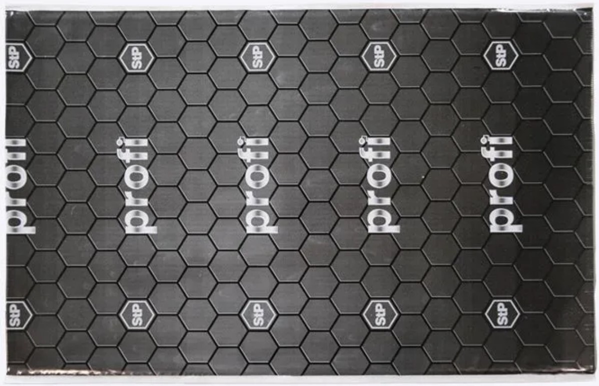 

Шумоизоляция для авто STP Profi 0,35x0,57 1шт, Шумоизоляция для авто STP Profi 0,35x0,57 лист - 0,20 кв.м 15л