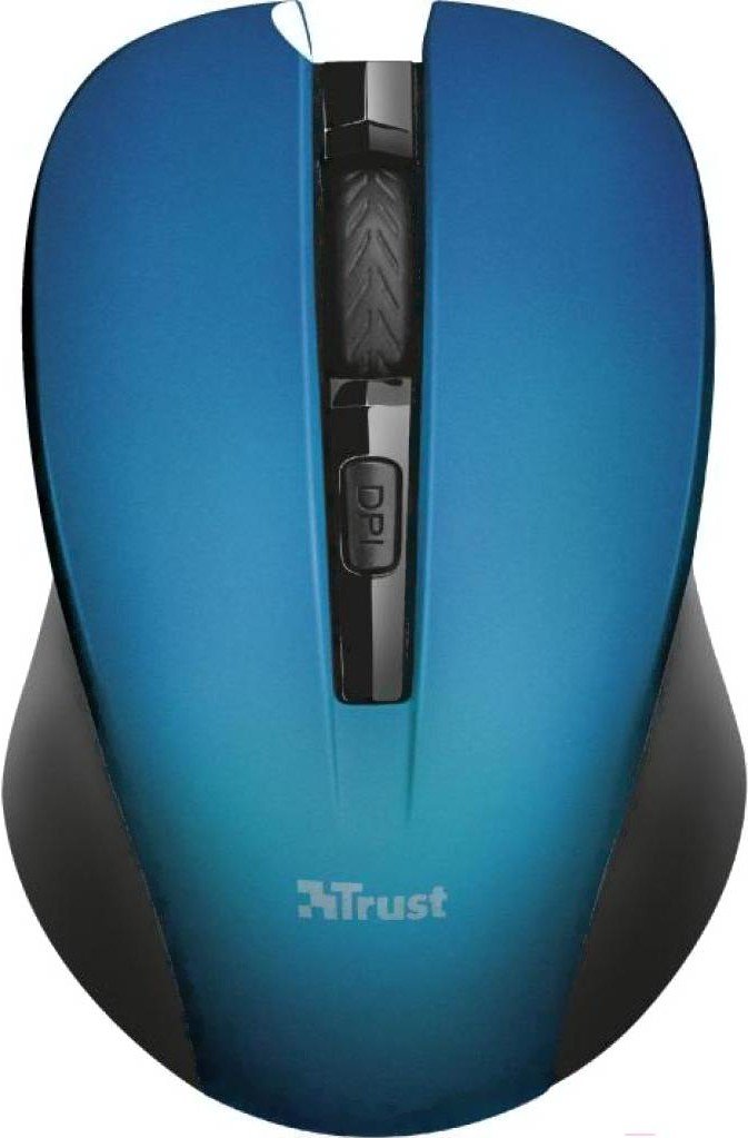 

Мышь Trust Mydo Silent Click / 21870 (синий), Мышь Trust Mydo Silent Click Wireless 21870 Blue