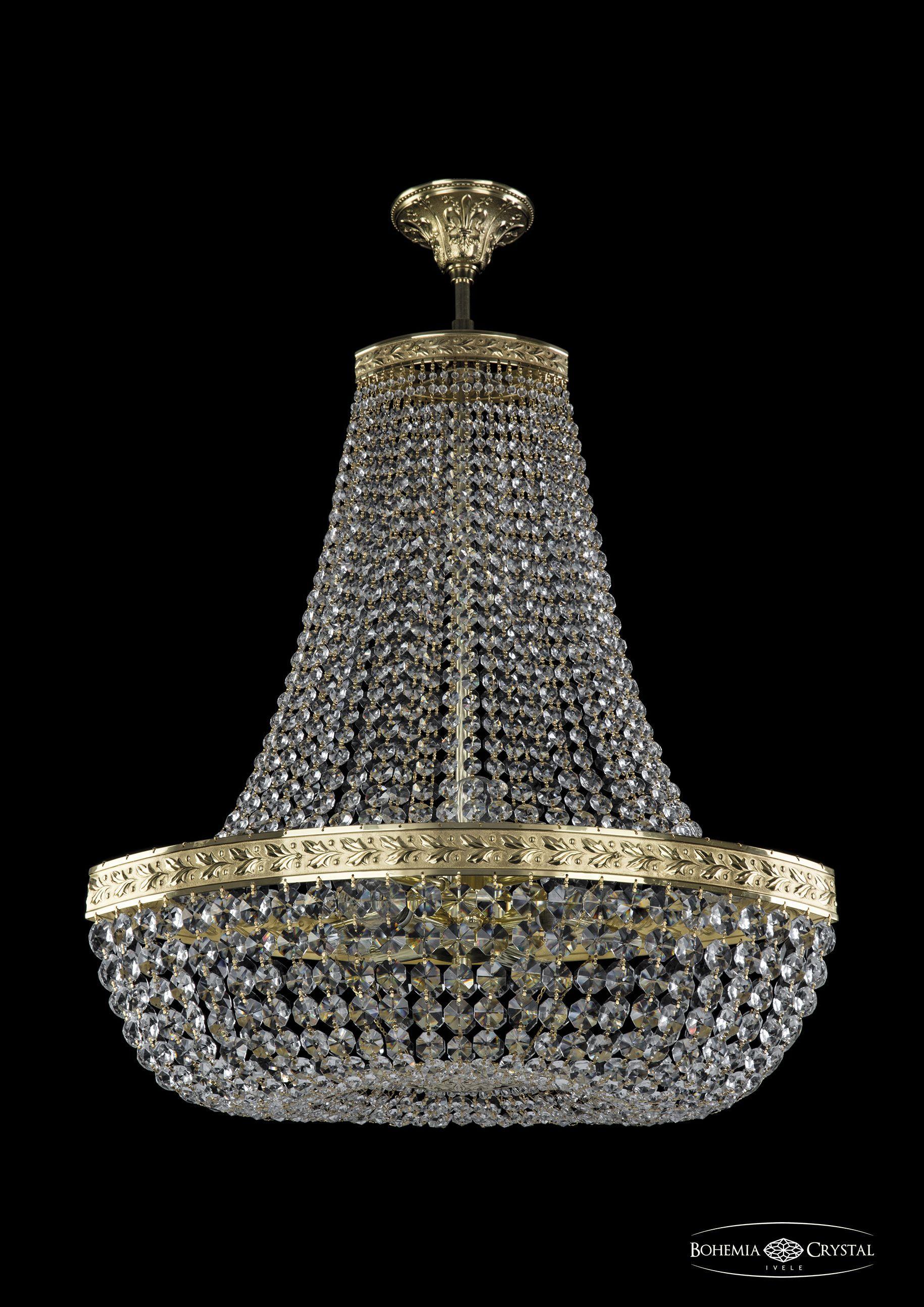 

Люстра на штанге Bohemia Ivele Crystal 19113/H2/60IV G