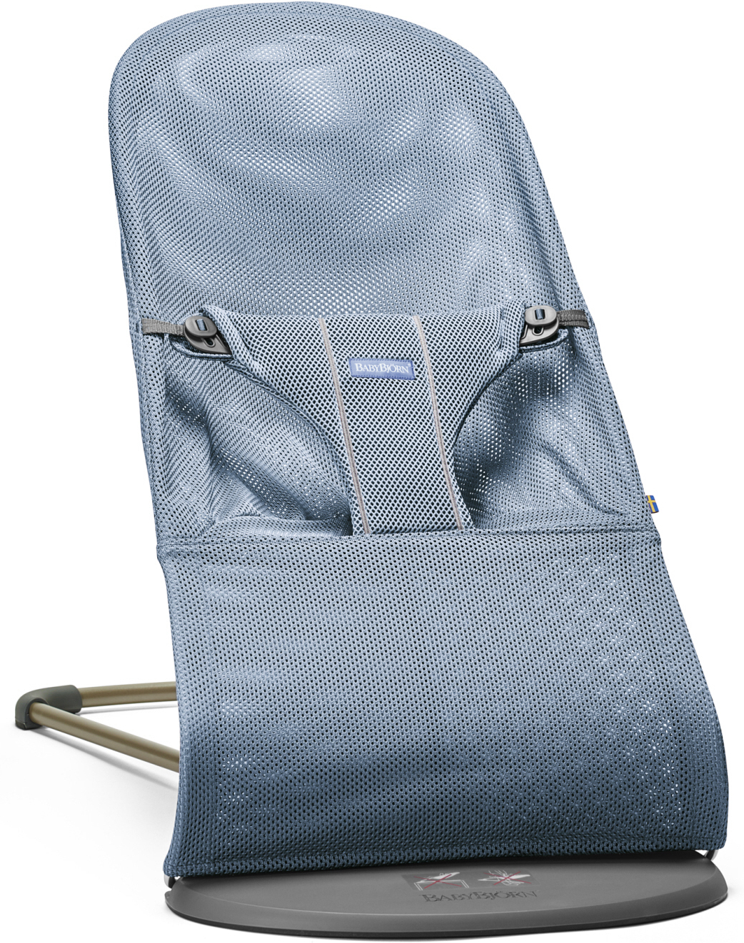 

Шезлонг BabyBjorn Bliss Mesh 0060.20 серо-голубой