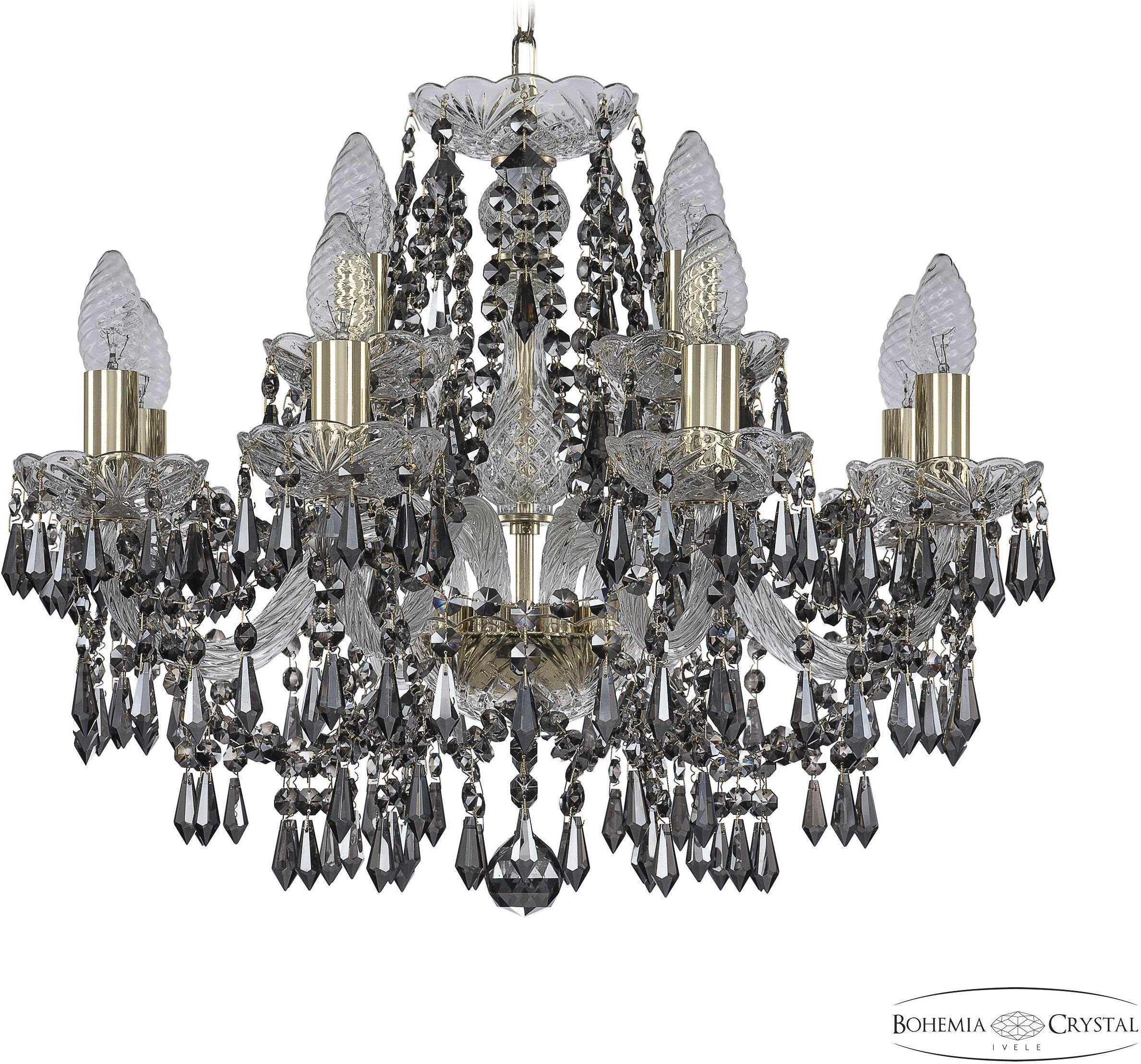 

Подвесная люстра Bohemia Ivele Crystal 1403/8+4/195 G R781