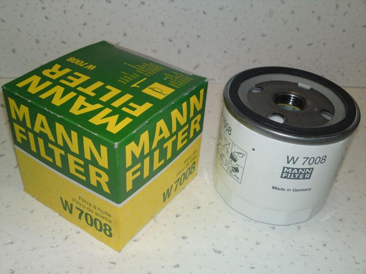 

Масляный фильтр Mann-Filter W7008, W7008