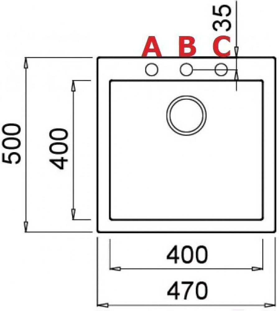 

Кухонная мойка Elleci Quadra 102 K86 Black [LKQ10286], Кухонная мойка Elleci Quadra 102 Black K86