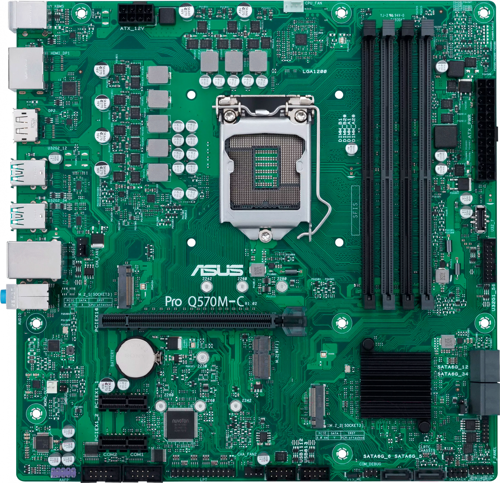 

Материнская плата ASUS PRO Q570M-C/CSM, Материнская плата ASUS Pro Q570M-C/CSM