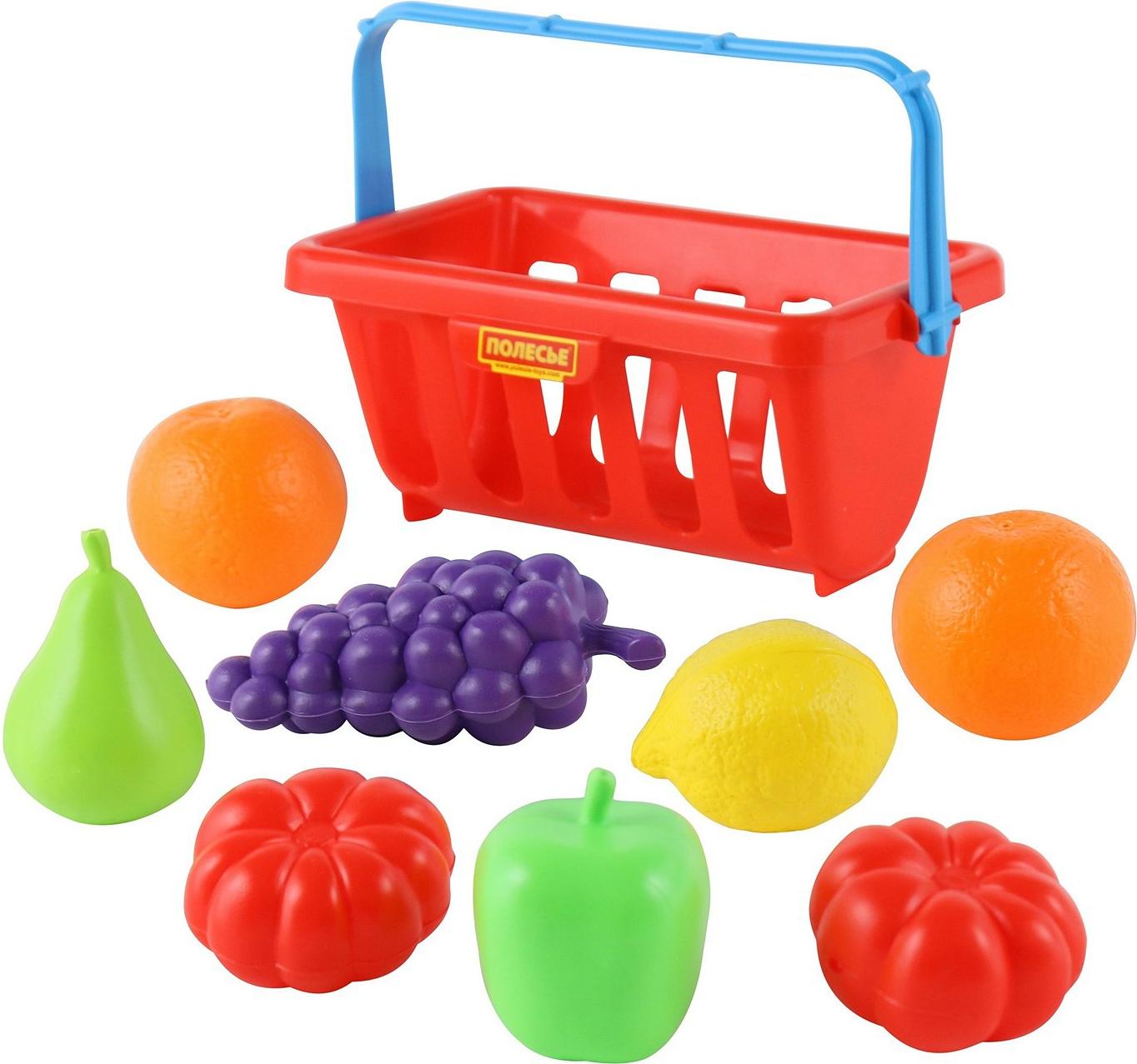 

Игровой набор Полесье Набор продуктов с корзинкой №2 [46963], Набор продуктов с корзинкой №2