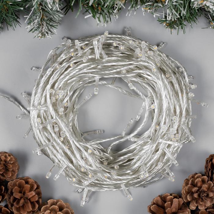 

Новогодняя гирлянда Luazon Нить 200 LED 20м теплый белый [3556805], Нить 200 LED 20м