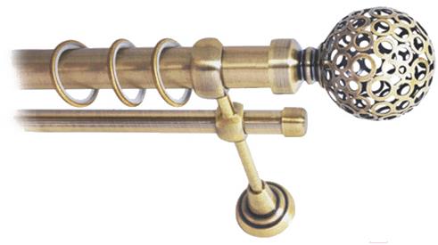 

Карниз Lm Decor Ажур 095 2р гладкий 25/16мм 2м антик, Ажур 095 2р гладкий 25/16мм 2.0м