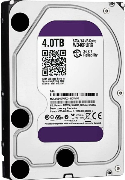 

Жесткий диск WD Purple 4TB (WD40PURX)