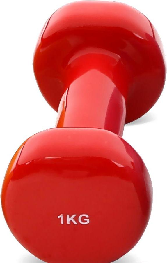 

Гантель Sundays Fitness IR92005 1кг красный, Fitness IR92005 1кг