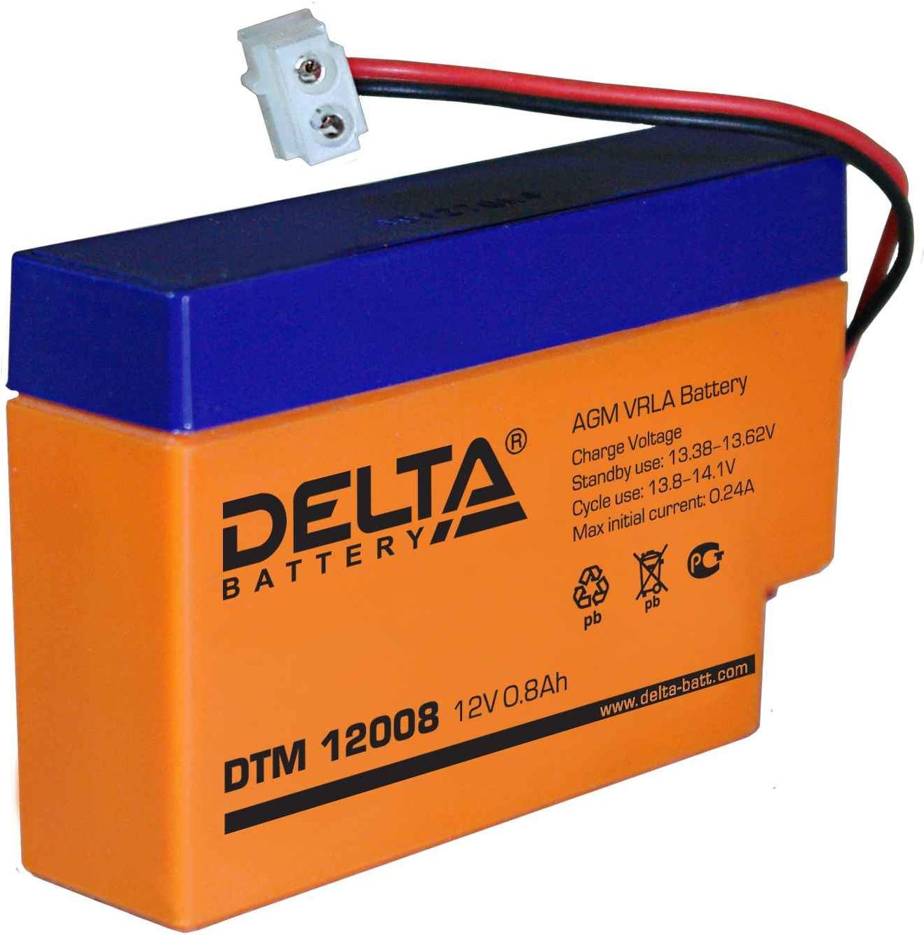 

Аккумулятор для ИБП Delta DTM 12008