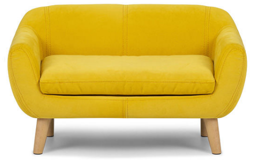 

Пуф Woodcraft Роттердам Мини Velvet Yellow, Роттердам Мини Velvet