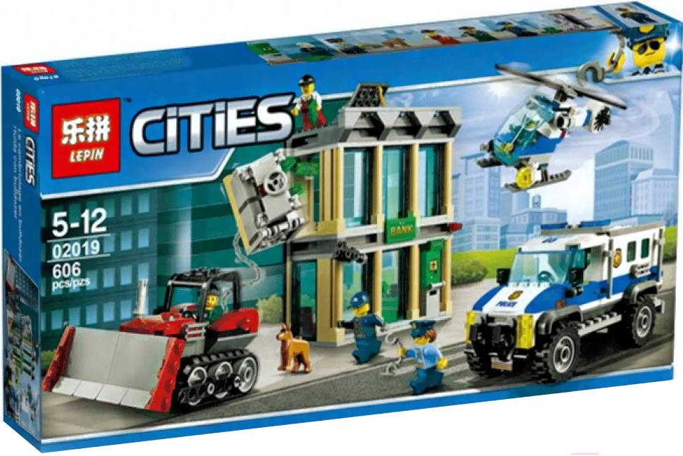 

Конструктор Lepin Ограбление на бульдозере [02019], Ограбление на бульдозере