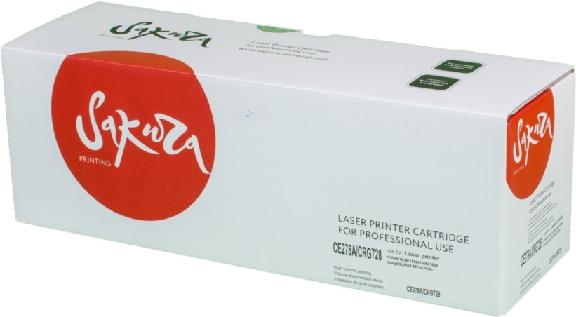 

Картридж для принтера Sakura Printing SACE278A, Картридж Sakura Printing SACE278A