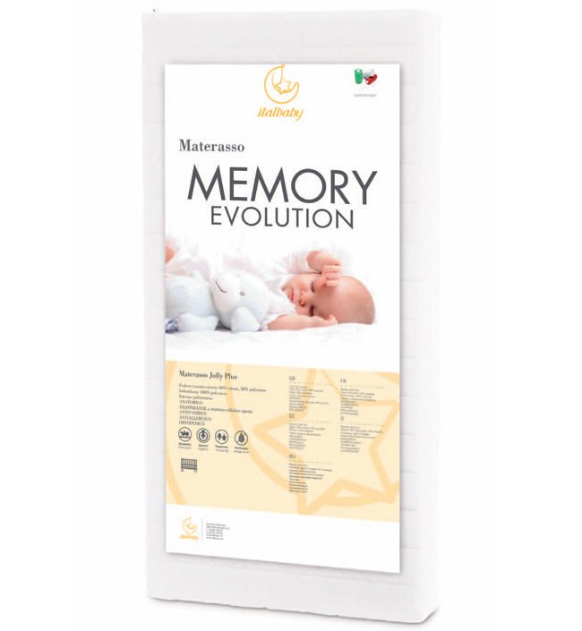 

Детский матрас Italbaby Memory Evolution 63х125 белый, Memory Evolution 63х125