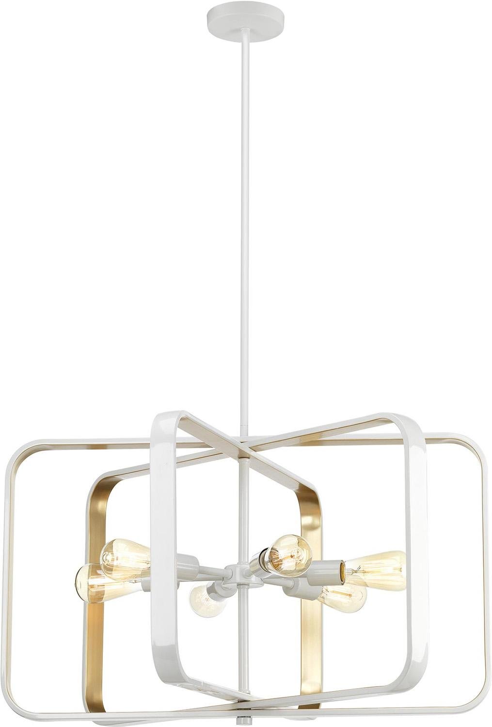 

Подвесная люстра TOPLIGHT Lois [TL1177H-06WH], Lois