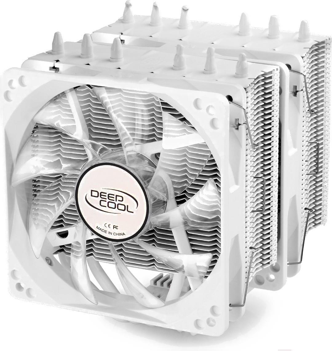 

Кулер для процессора DeepCool Neptwin + AM4 (DP-MCH6-NT-WHAM4), Кулер DeepCool Neptwin + AM4 (белый)