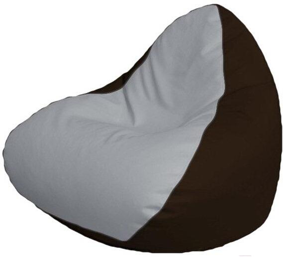 

Кресло-мешок Flagman Relax P2.3-60 белый/темно-коричневый, Бескаркасное кресло Flagman Relax P2.3-60 белый/темно-коричневый