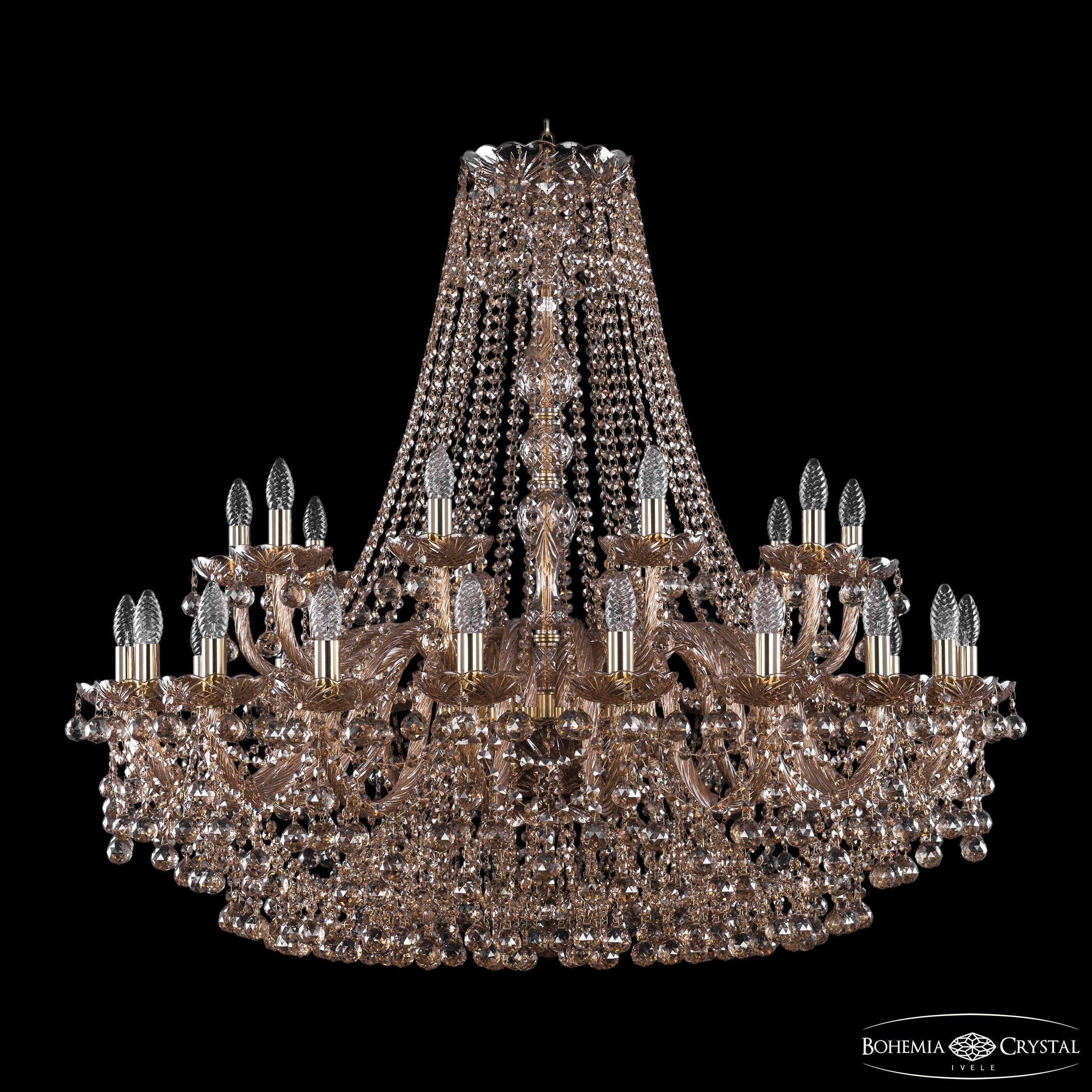 

Подвесная люстра Bohemia Ivele Crystal 1409/20+10/400 G M721