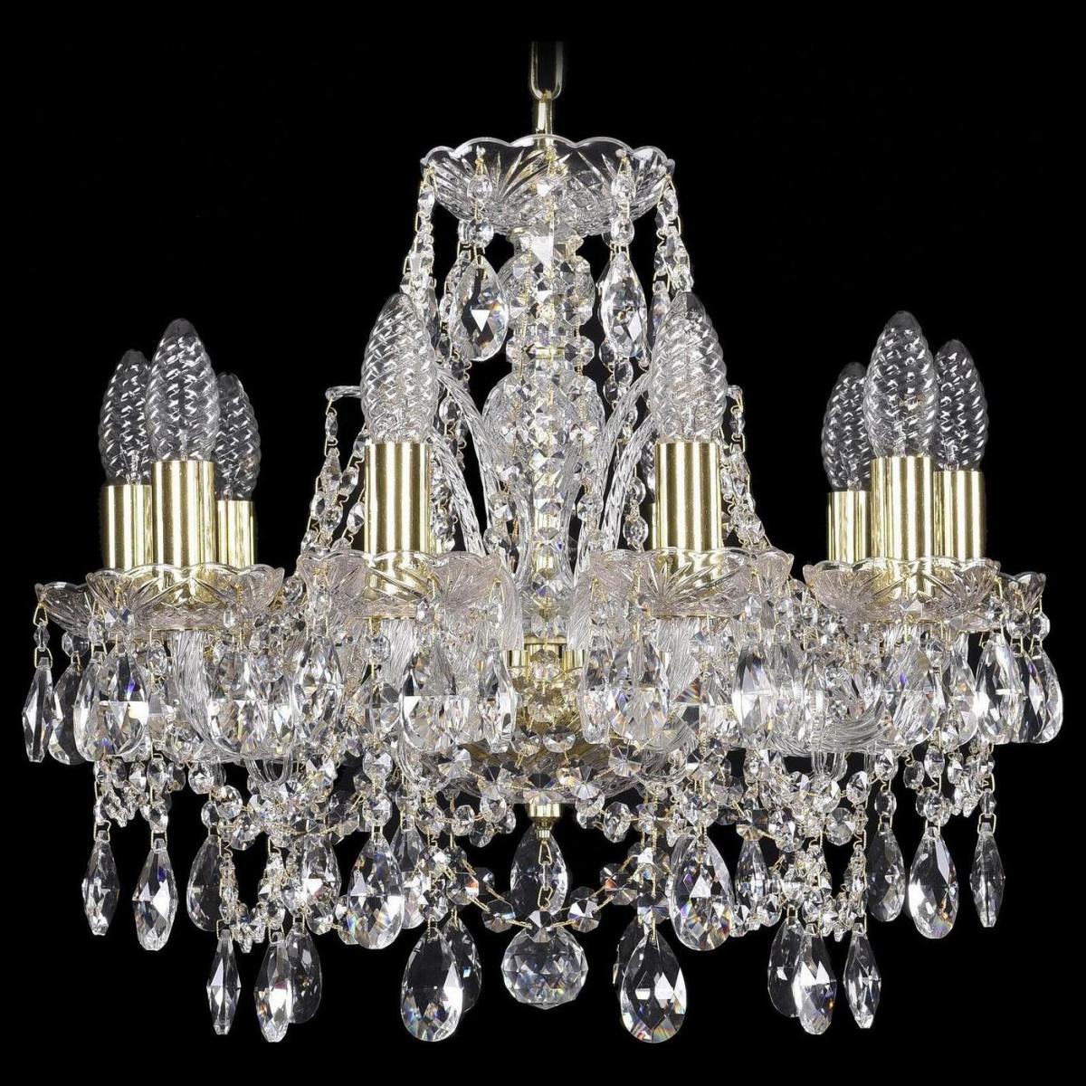

Подвесная люстра Bohemia Ivele Crystal 1411/10/141/G