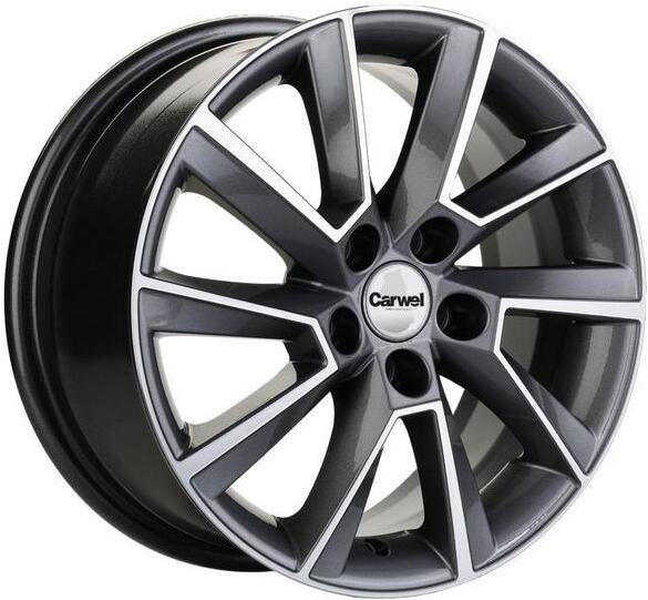 

Автомобильные диски Carwel Saturn 15 6 5x100 38 57.1 ABT / Черный с полировкой