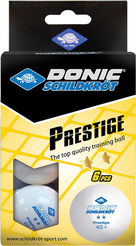 

Мячи для настольного тенниса Donic Schildkröt 2 Prestige 6 шт белый